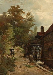 Jacob van Ruisdael, Skizze einer Wassermühle, Albert Gerard Bilders, 1864.