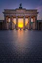 Berlin Biker Brandenburger Tor von Iman Azizi Miniaturansicht