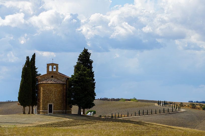 Toscane, Chapel Vitaleta von Marieke Verheij