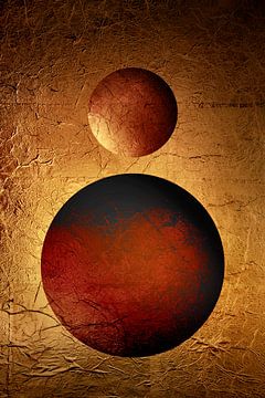 Round shapes. Minimalisme. 2 van Alie Ekkelenkamp