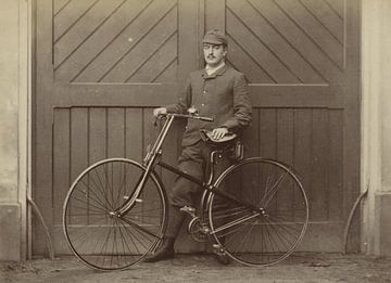 Mr. Rutgers and his bicycle, 1888