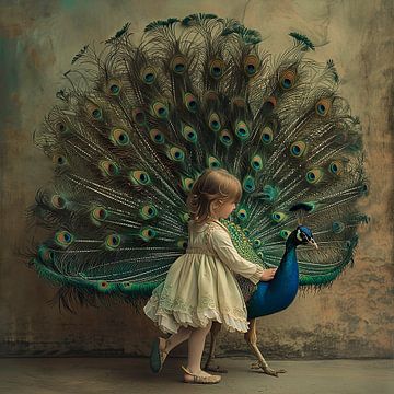 Little Miss Peacock by Harry Hadders