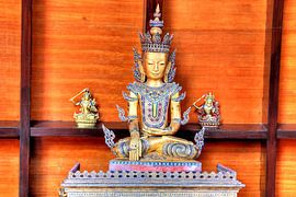 Buddha statue in the Nepal Himalaya pavilion Wiesent near Regensburg by Roith Fotografie