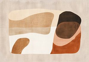 Abstrakte Malerei | Gedämpfte Eleganz der Natur