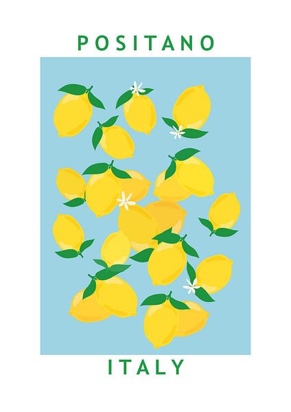 Lemons Blumenmarkt von Petra Lizde