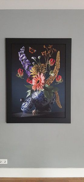 Customer photo: Royal Flora by Fine Art Flower - Artist Sander van Laar, on canvas