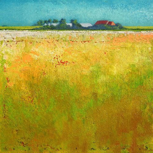 Polder Waal en Burg, Texel by Ger Veuger