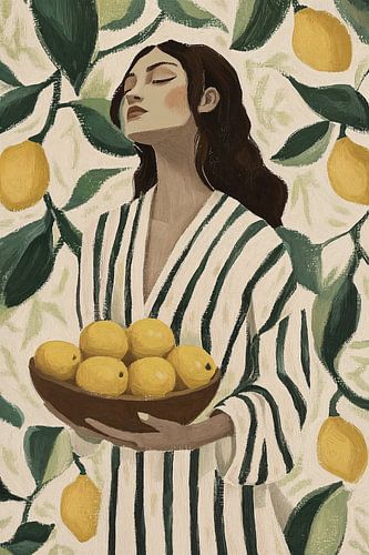 Woman with Lemons
