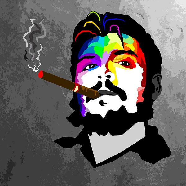 Che Guevara cigare van Damien Vincent
