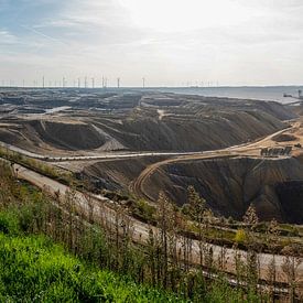 Garzweiler opencast lignite mine panorama, Germany by Gerwin Schadl