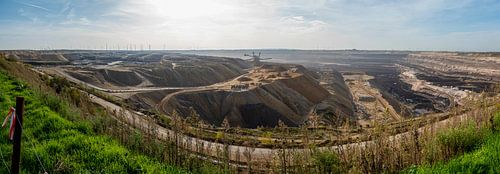 Open bruinkoolmijn Garzweiler Panorama, Duitsland