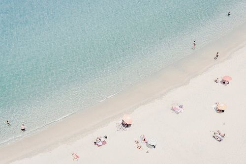 Luchtfoto van het strand