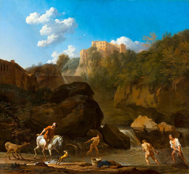 De watervallen bij Tivoli, Karel Dujardin van Meesterlijcke Meesters