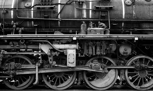 Stoomlocomotief detail