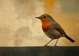 Vogel Orange | Vogel Orange von Moderne Kollektion