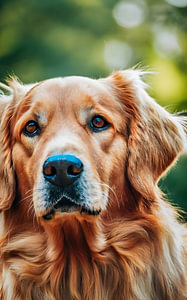 Dogs golden retriever