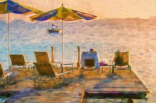 Rêver au bord de la mer sur Patricia Hofmeester