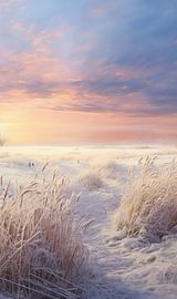 Goldene Stunde im Winter