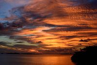 Sky on fire