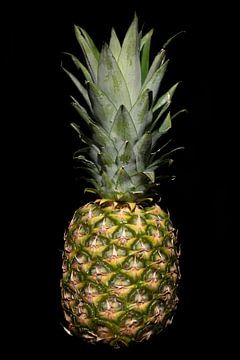 Ananas tegen een donkere achtergrond