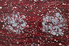 Digitale Kunst Muster farbig Marmoriert Zellen von Michael Godlewski