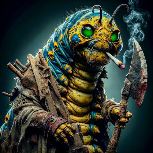 Crazy caterpillar with joint