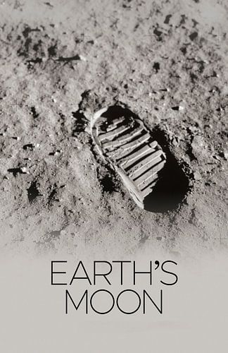 STK205495S-Solar system poster of Earth's moon.