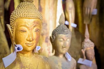 Een boodschap voor Boeddha, tempel in Laos van Rietje Bulthuis