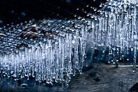 Abstrakte Eiszapfen