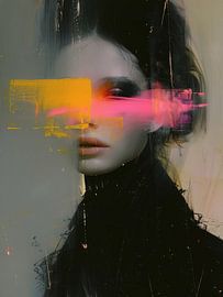 Modernes und abstraktes Porträt 