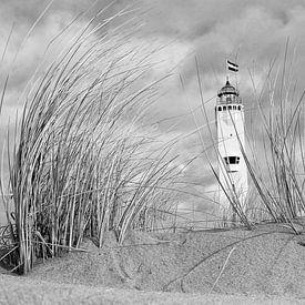 Vuurtoren Noordwijk aan Zee van Hans Vink