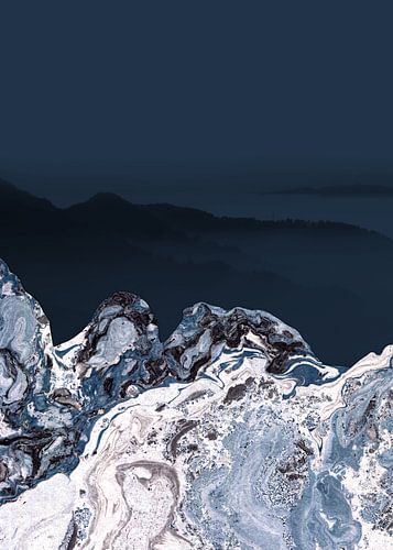 BLUE MARBLED MOUNTAINS v2