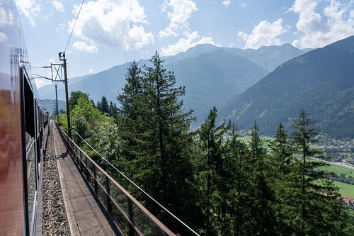 train journey through Solvenia