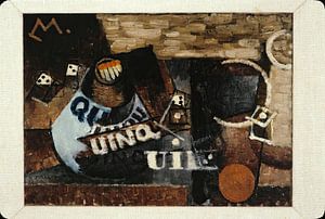 Louis Marcoussis - Stillleben mit Streichhölzern (The Cinchona Pyrogen) (1912)