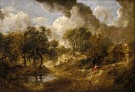 Landschap in Suffolk, Thomas Gainsborough van Meesterlijcke Meesters thumbnail