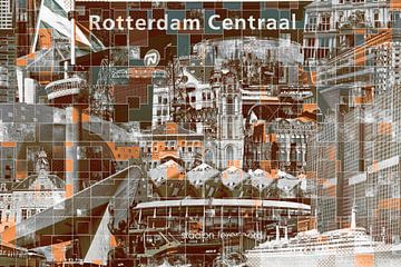 Rotterdam die schönste Rockstadt Collage von Stef van Campen