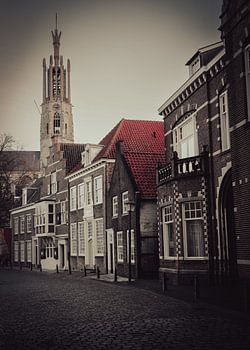 Blick auf die Sint. Willibrordusbasilica in Hulst.