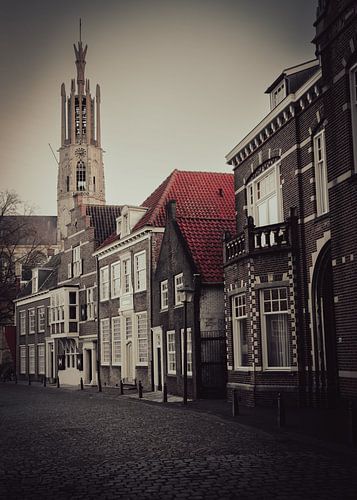 Blick auf die Sint. Willibrordusbasilica in Hulst.