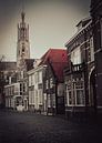 Zicht op de  Sint. Willibrordusbasiliek in Hulst. van Saskia Strack thumbnail
