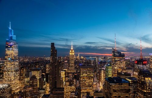 L'Empire State Building à l'heure bleue sur Stefano Scoop