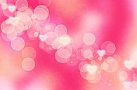 Bokeh romantischer Hintergrund rosa von Patricia Verbruggen Miniaturansicht