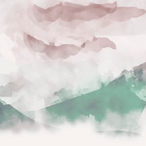 Japanische Gebirgslandschaft IV