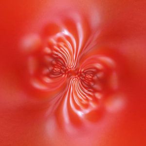 Abstract psychedelisch rood