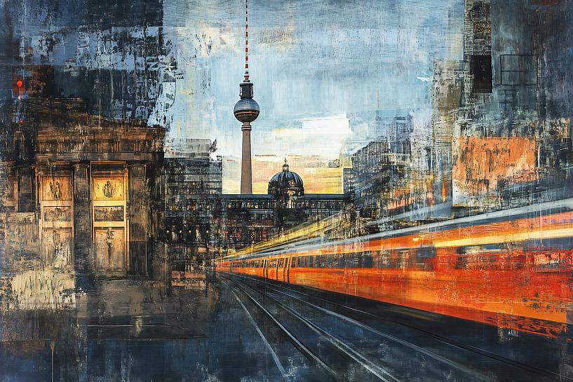 Verkehr im Fluss von fernlichtsicht