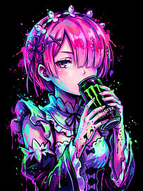 Anime-Getränk  Splash-Art