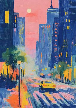 Sunset Stadtstraße by Niklas Maximilian