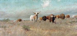 Frank Reaugh, Die herannahende Herde - 1902