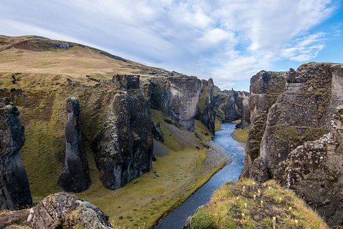Island | Fjaðrárgljúfur-Schlucht