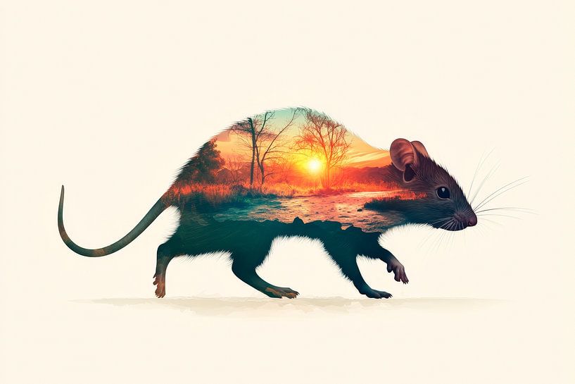 La nature dans l'animal par Poster Art Shop