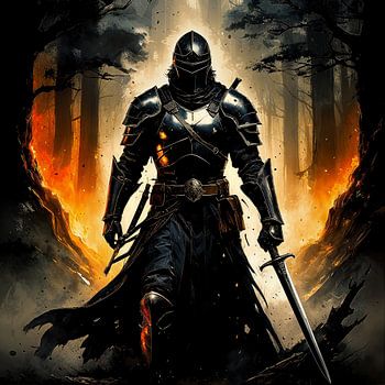 Beeindruckender Ritter